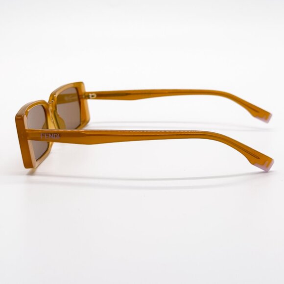 NEW FENDI FE40164I 44J SQUARE ORANGE SUNGLASSES FENDI main image 4